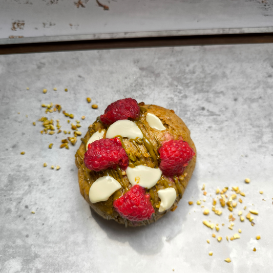 COOKIE PISTACHE FRAMBOISE - Le raspberry green