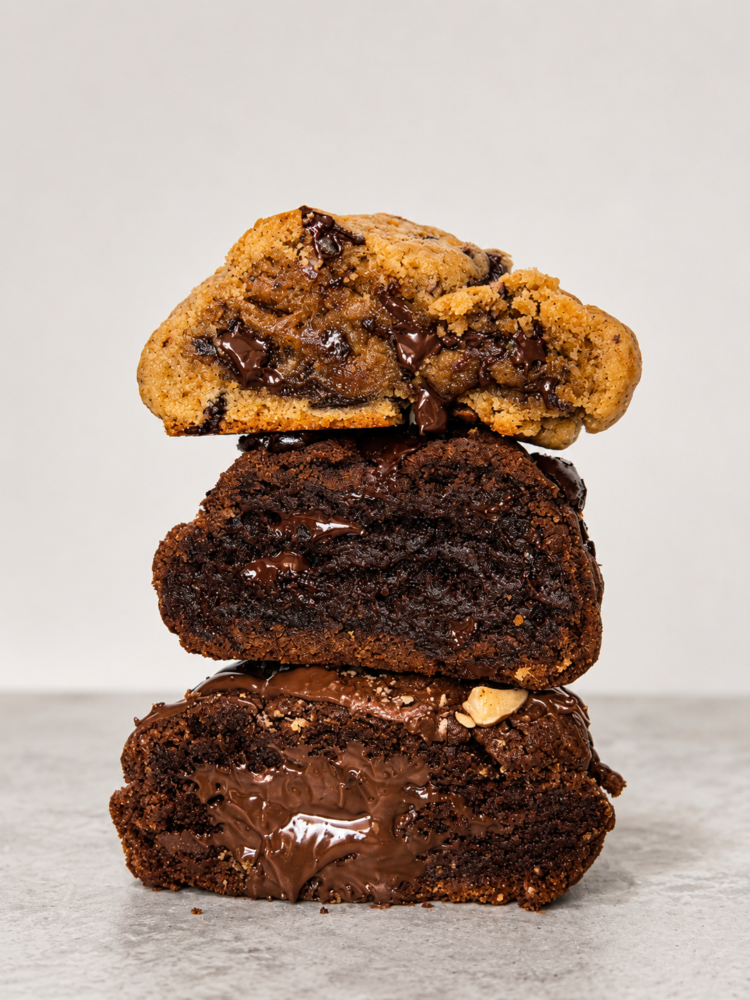 Boîte de cookies Remy Cake Triple Choc Sensation, cookies chocolatés avec éclats de chocolat dans une boîte colorée